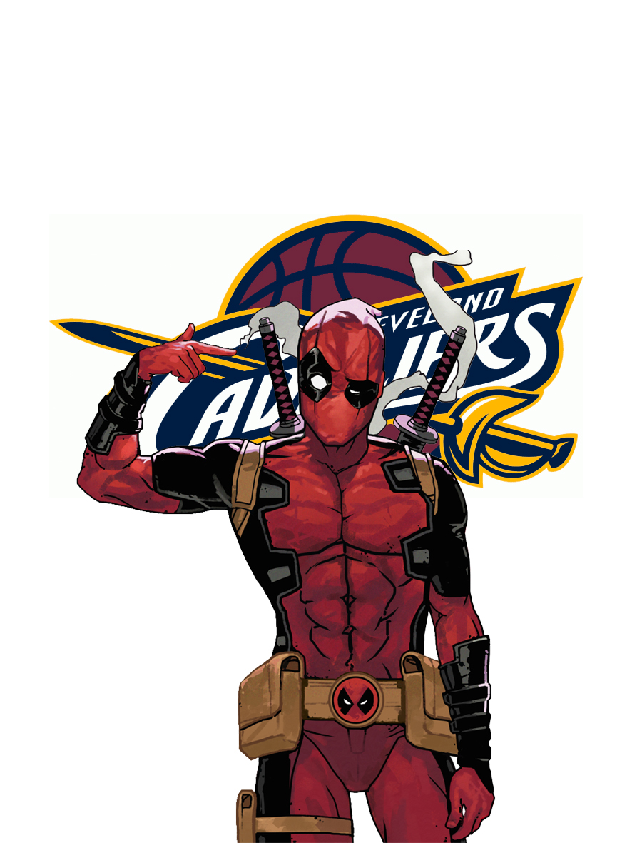 Cleveland Cavaliers Deadpool Logo vinyl decal